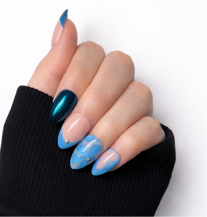 Blau Fantasie – Fleur Nails France