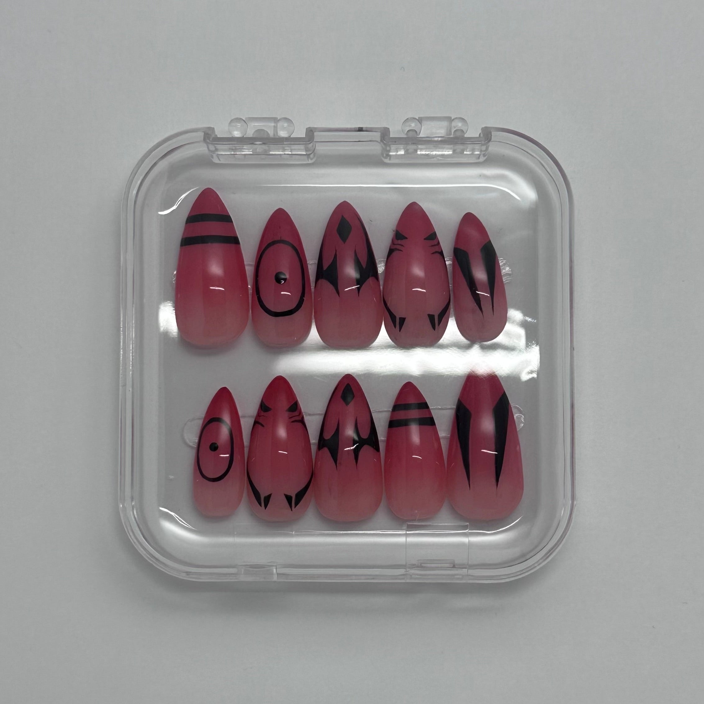 SUKUNA - Stiletto/Amande court - FAUX ONGLE PressOnNail