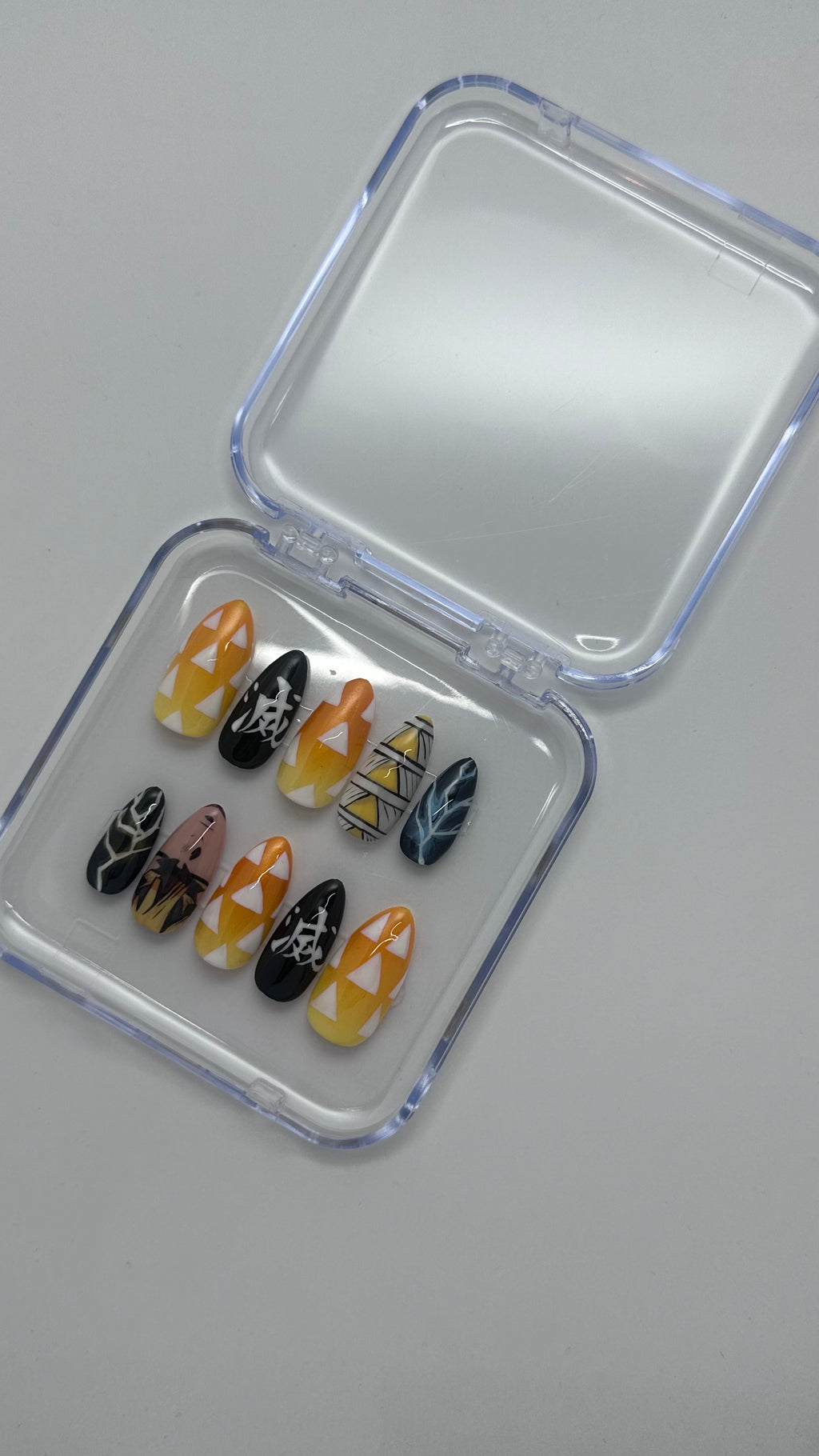 Zenitsu - Long Almond - PressOnNail False Nails