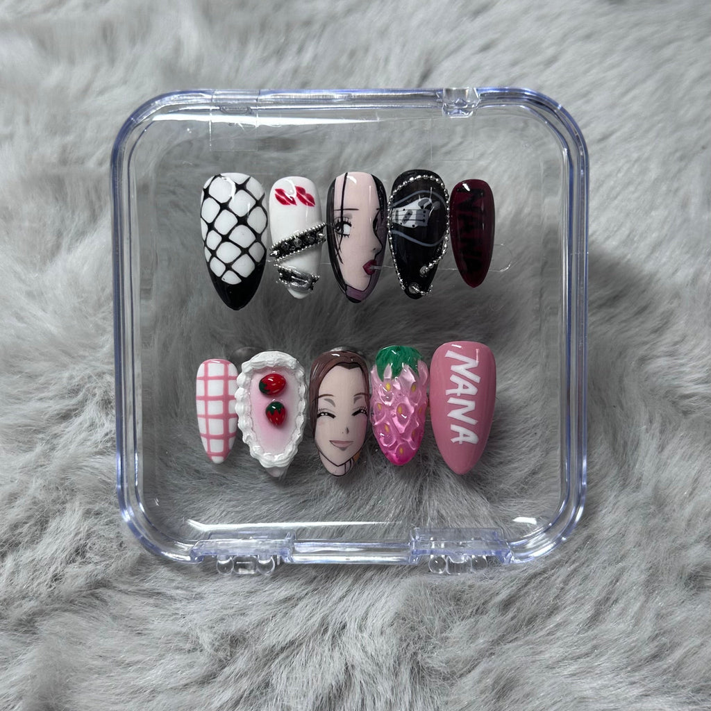 NANA - AMANDE LONG - FAUX ONGLE PressOnNail