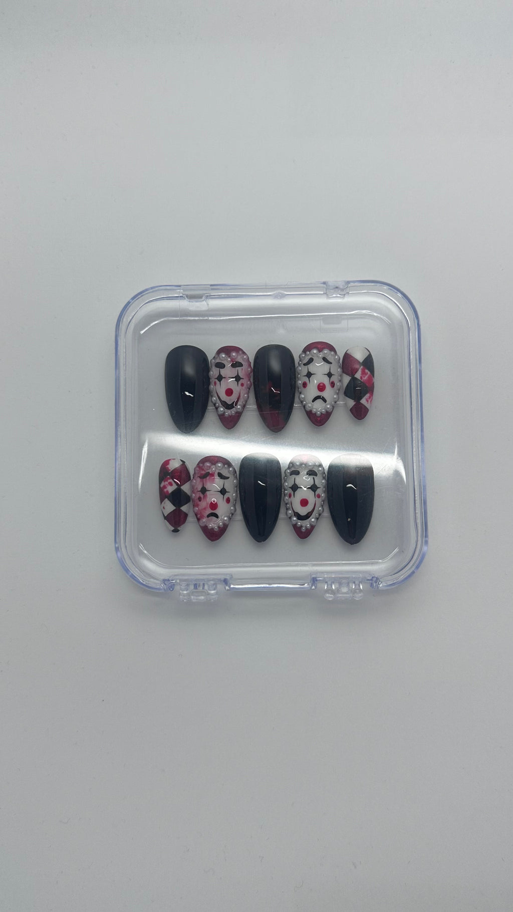 Happy Clown - Long Almond - PressOnNail False Nails