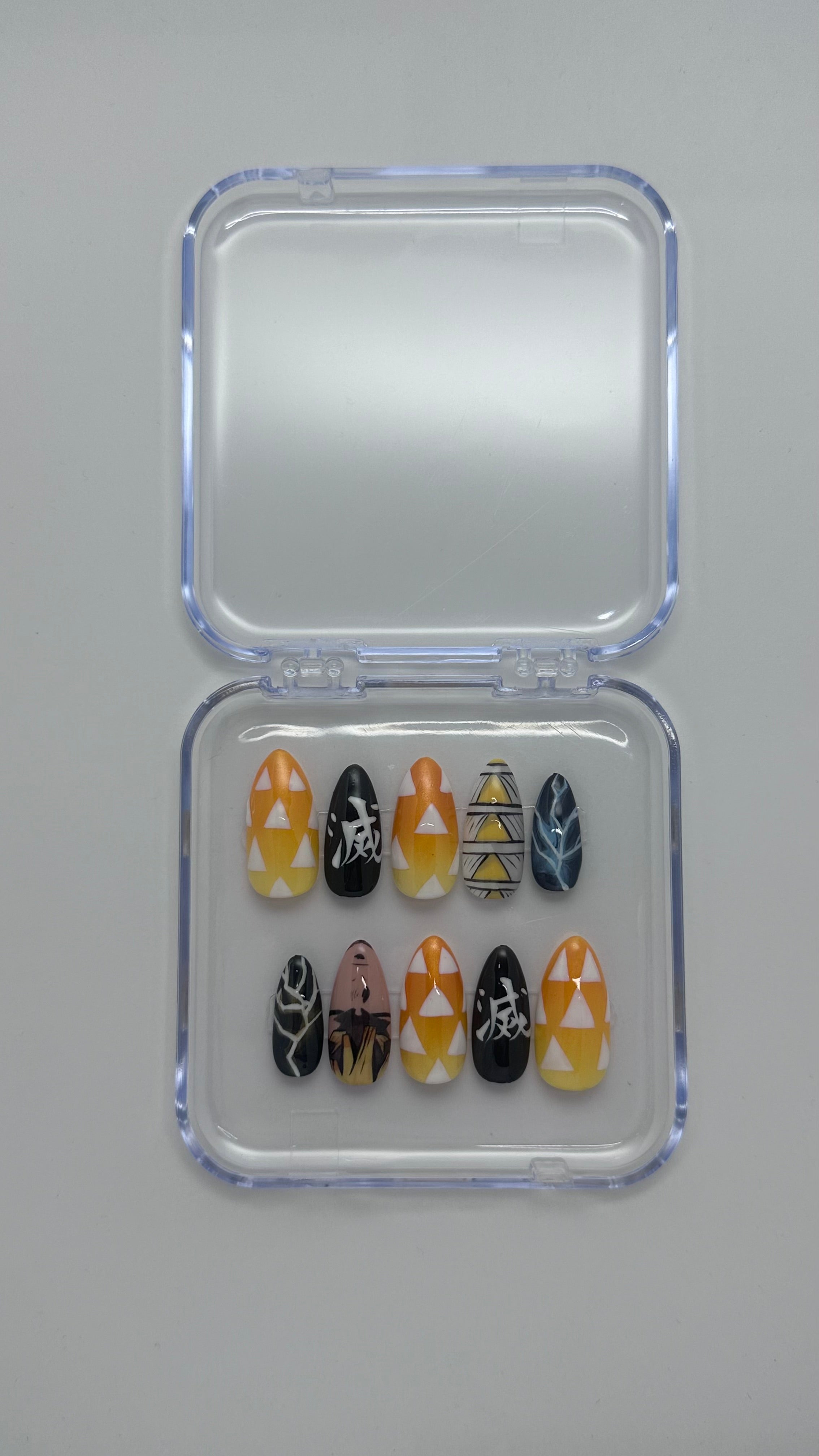 Zenitsu - Long Almond - PressOnNail False Nails