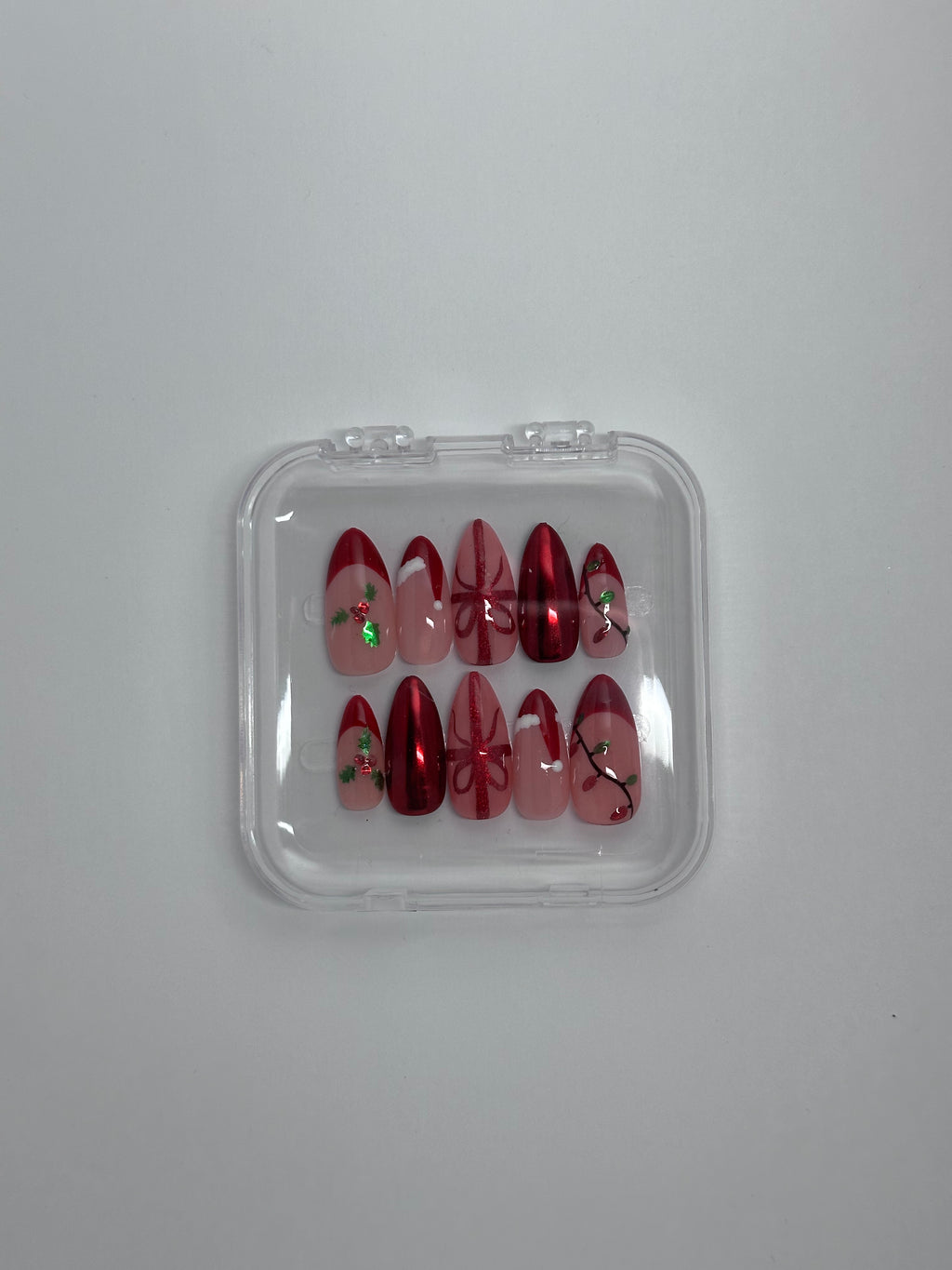 CHRISMAS - AMANDE LONG - FAUX ONGLE PressOnNail