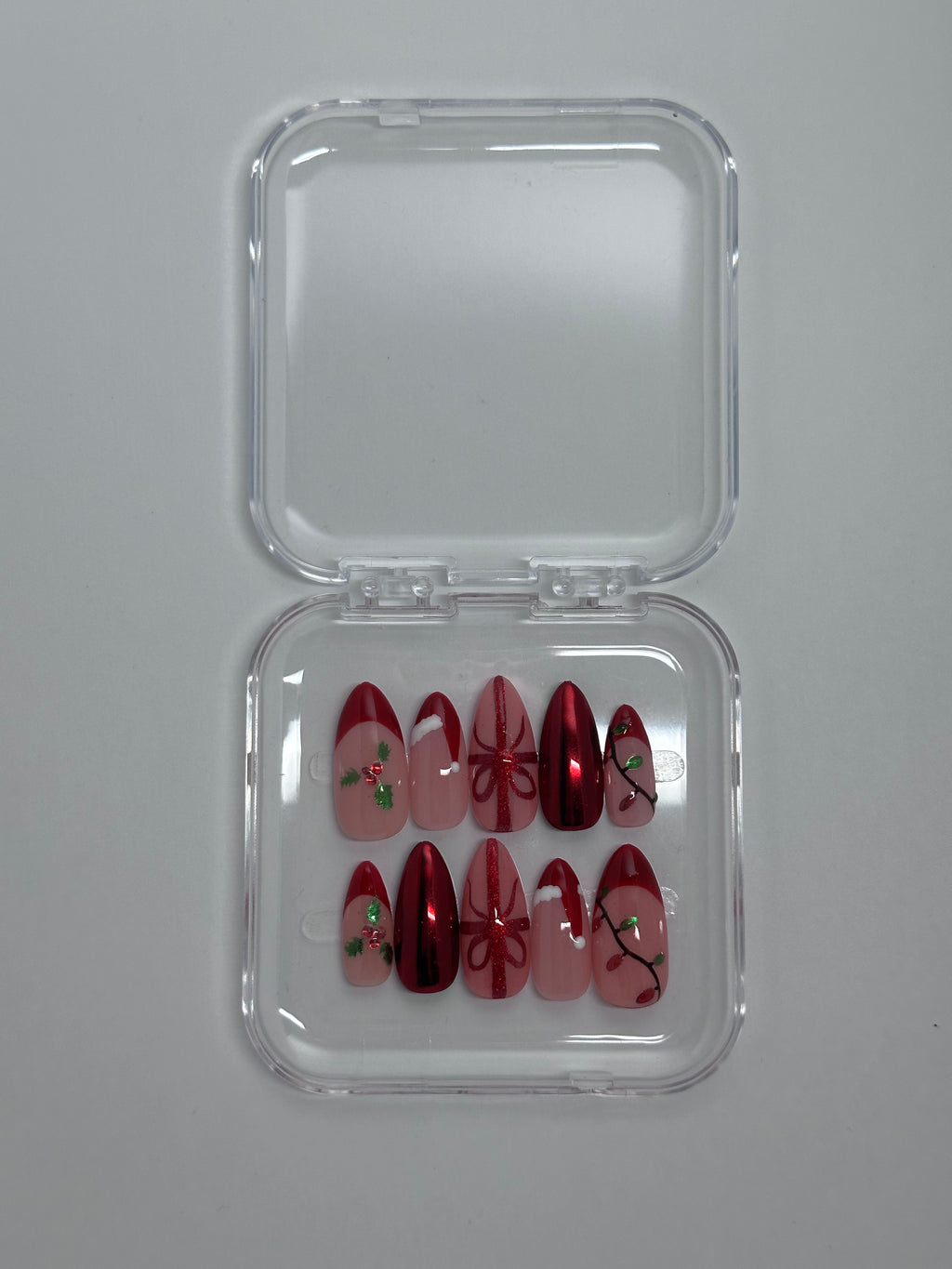 CHRISMAS - AMANDE LONG - FAUX ONGLE PressOnNail