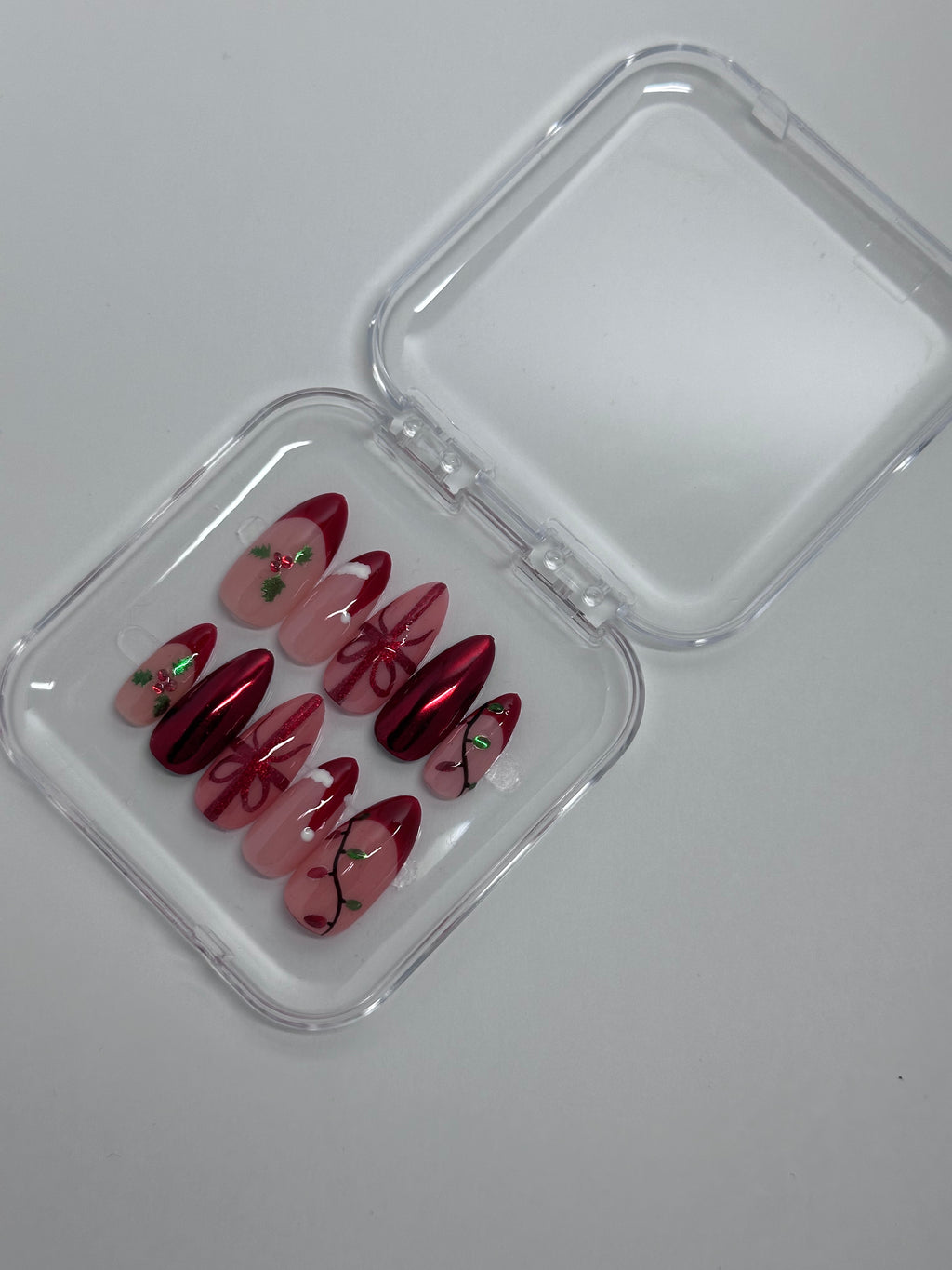 CHRISMAS - AMANDE LONG - FAUX ONGLE PressOnNail