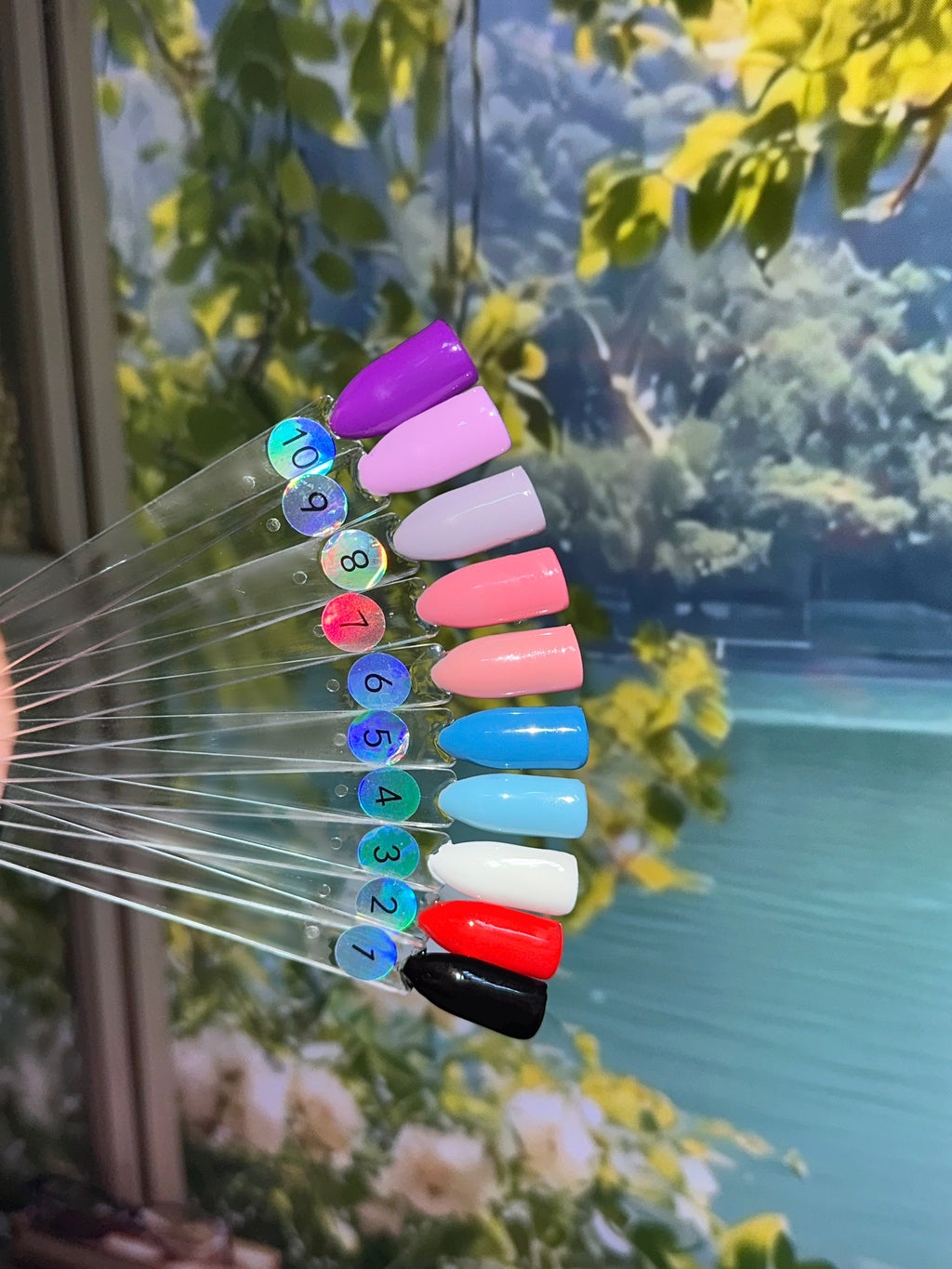 LITTLE HEART (French-heart) - Short Almond - FALSE NAILS PressOnNail