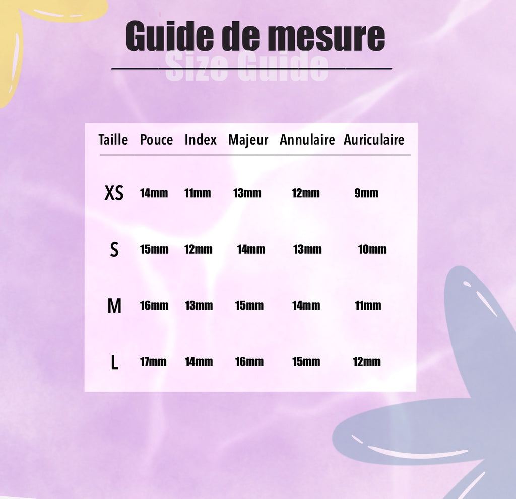 JIJI - AMANDE COURT - FAUX ONGLE PressOnNail